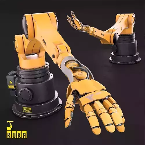 Kuka Hand Robot HW  3D model