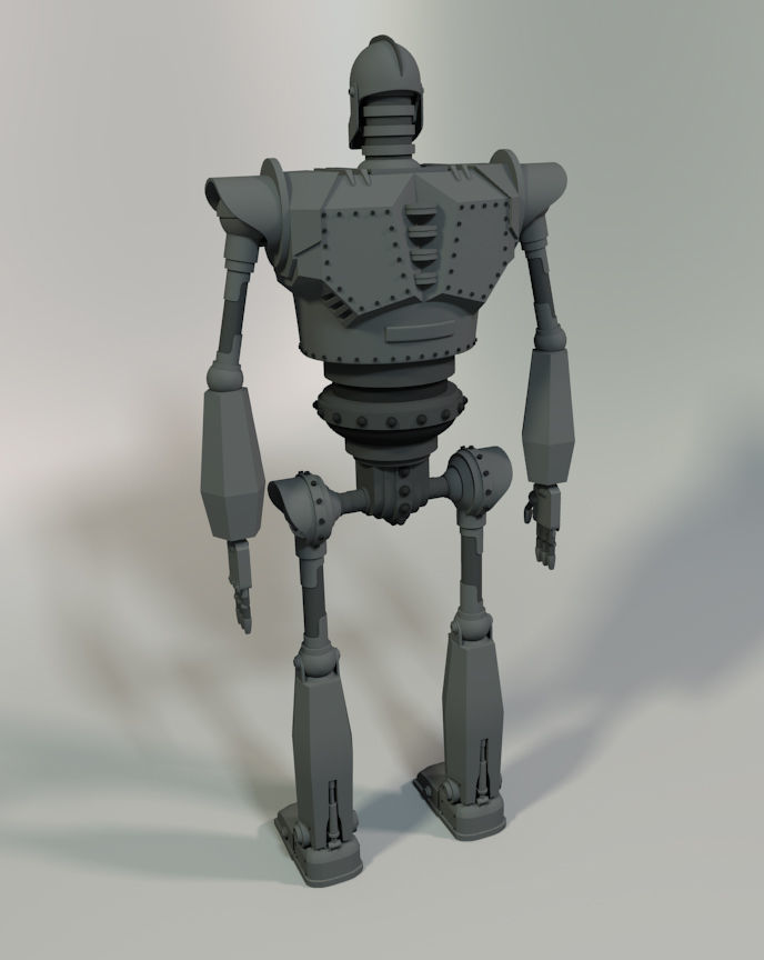 Iron Giant Robot 3D model_4