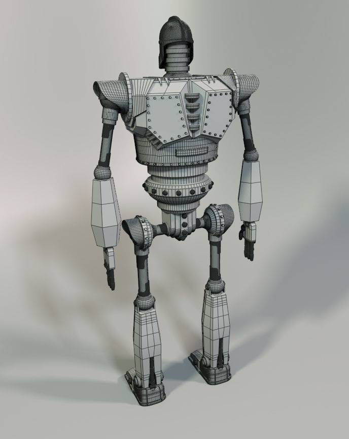 Iron Giant Robot 3D model_6