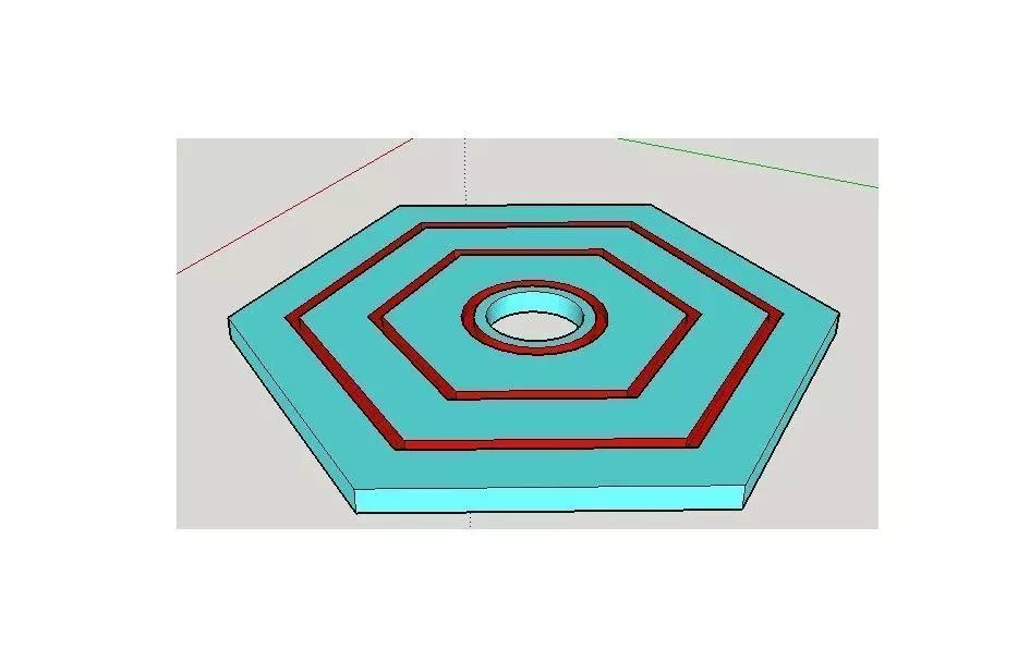 glass mount 3D print model