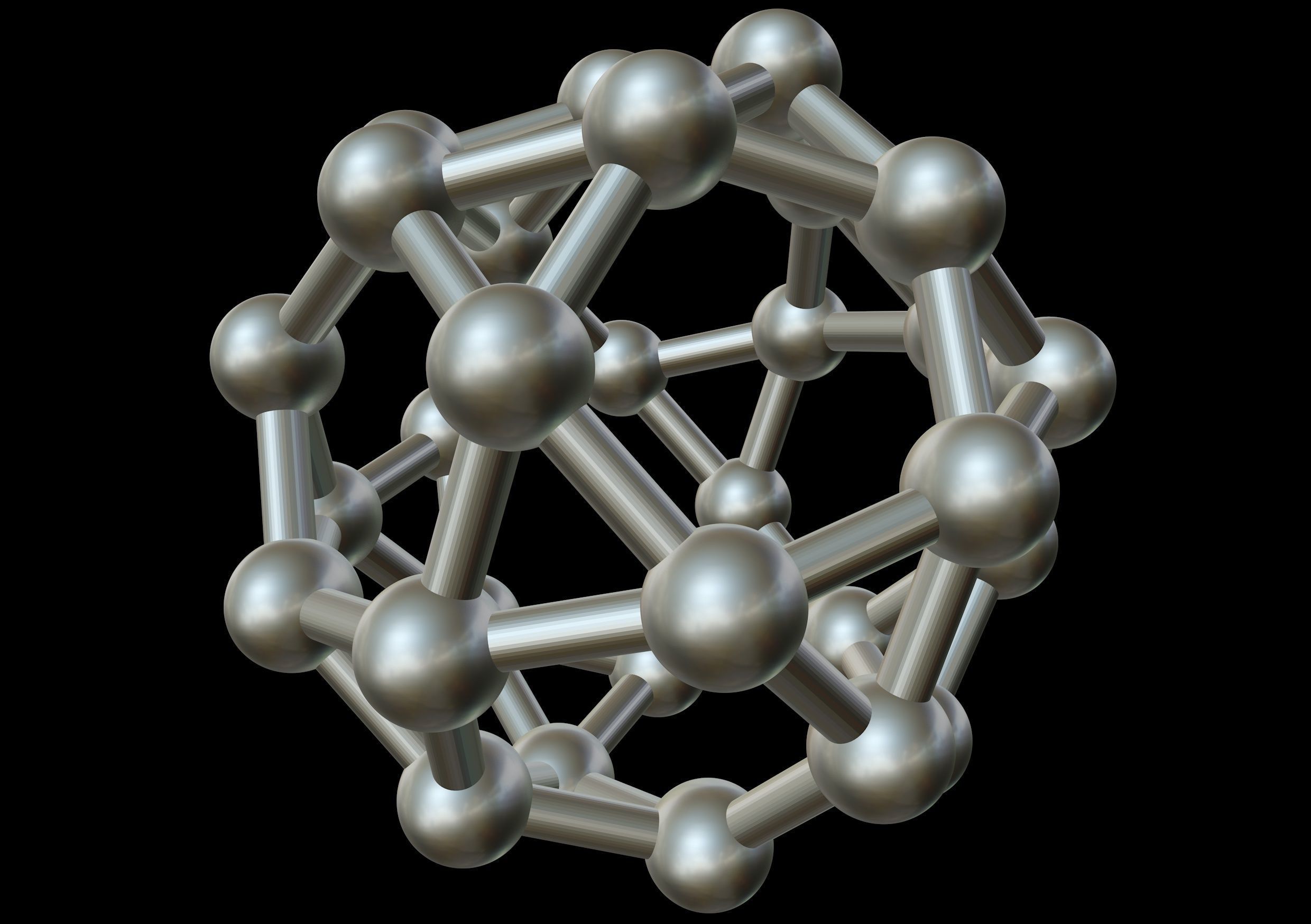 027 Mathart - Archimedean Solids - Icosidodecahedron 03 - 10 cm  3D print model_2