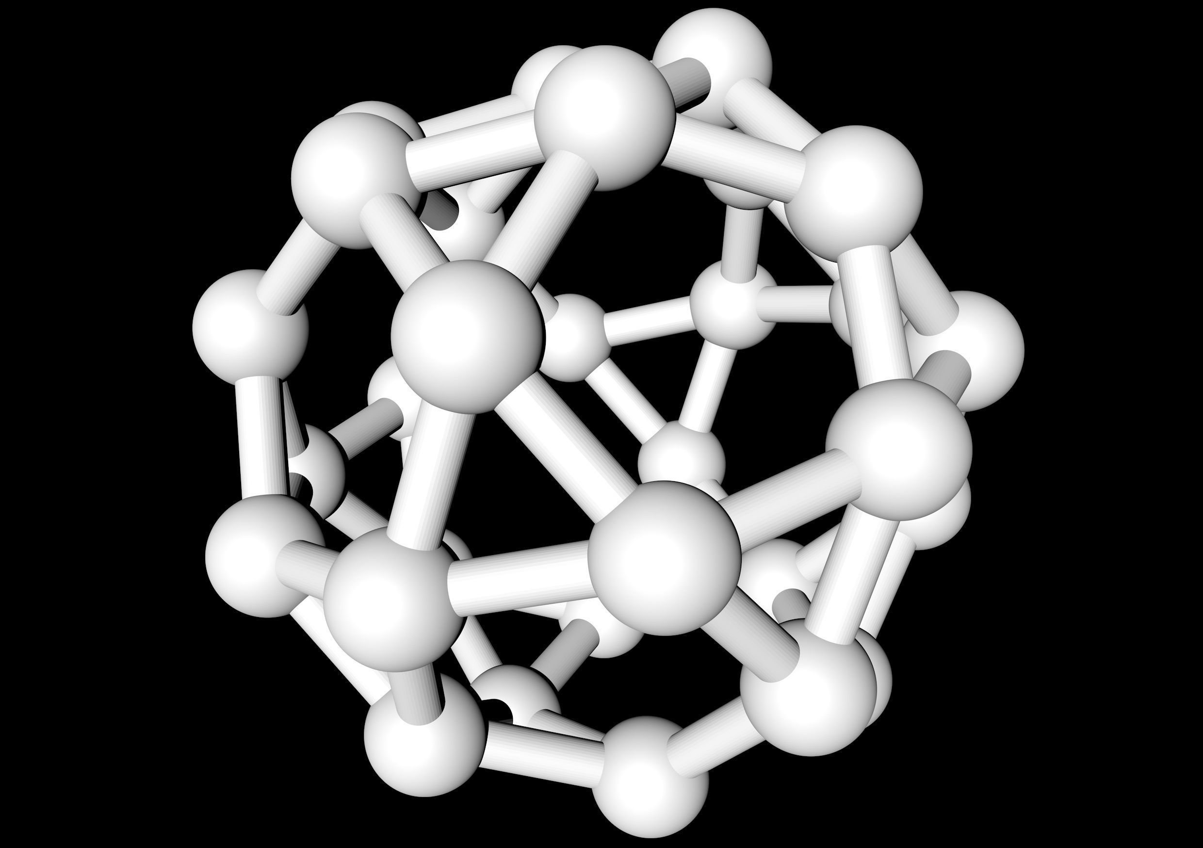 027 Mathart - Archimedean Solids - Icosidodecahedron 03 - 10 cm  3D print model_1