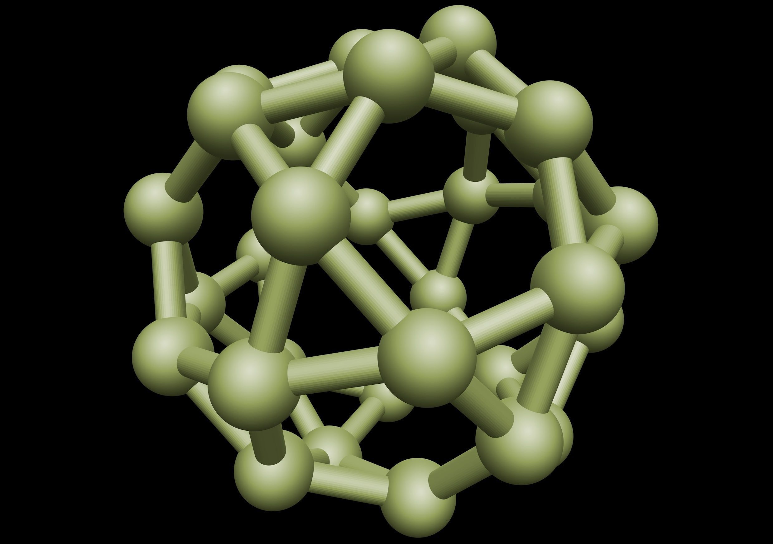 027 Mathart - Archimedean Solids - Icosidodecahedron 03 - 10 cm  3D print model_3