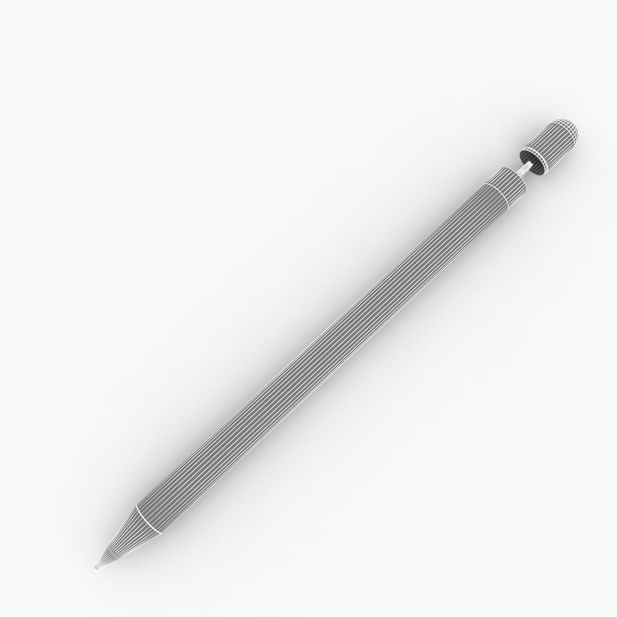 Apple Pencil 3D model_6