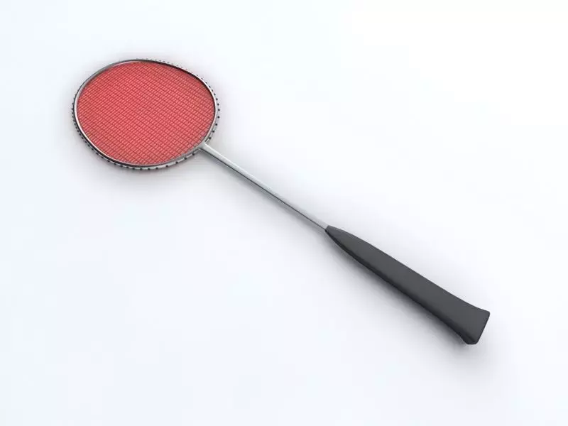 Badminton Racquet 3D model_0
