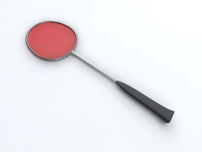 Badminton Racquet 3D model