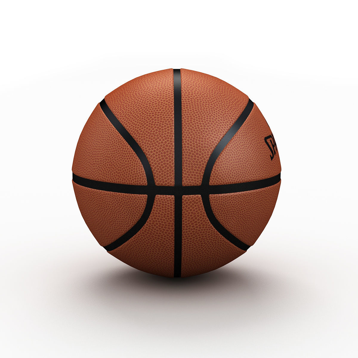 Basketball spalding 3D model_2