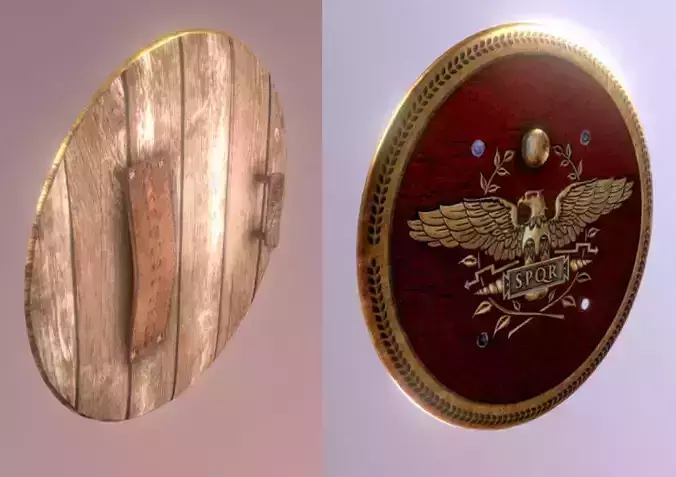 Roman Round Shield