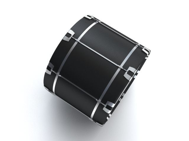 Bass Drum 3D model_2