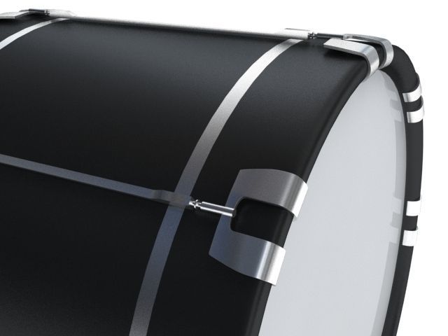 Bass Drum 3D model_3