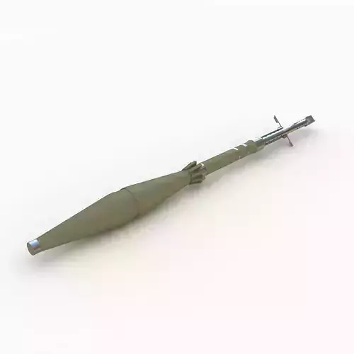 Bazooka missile 3D model