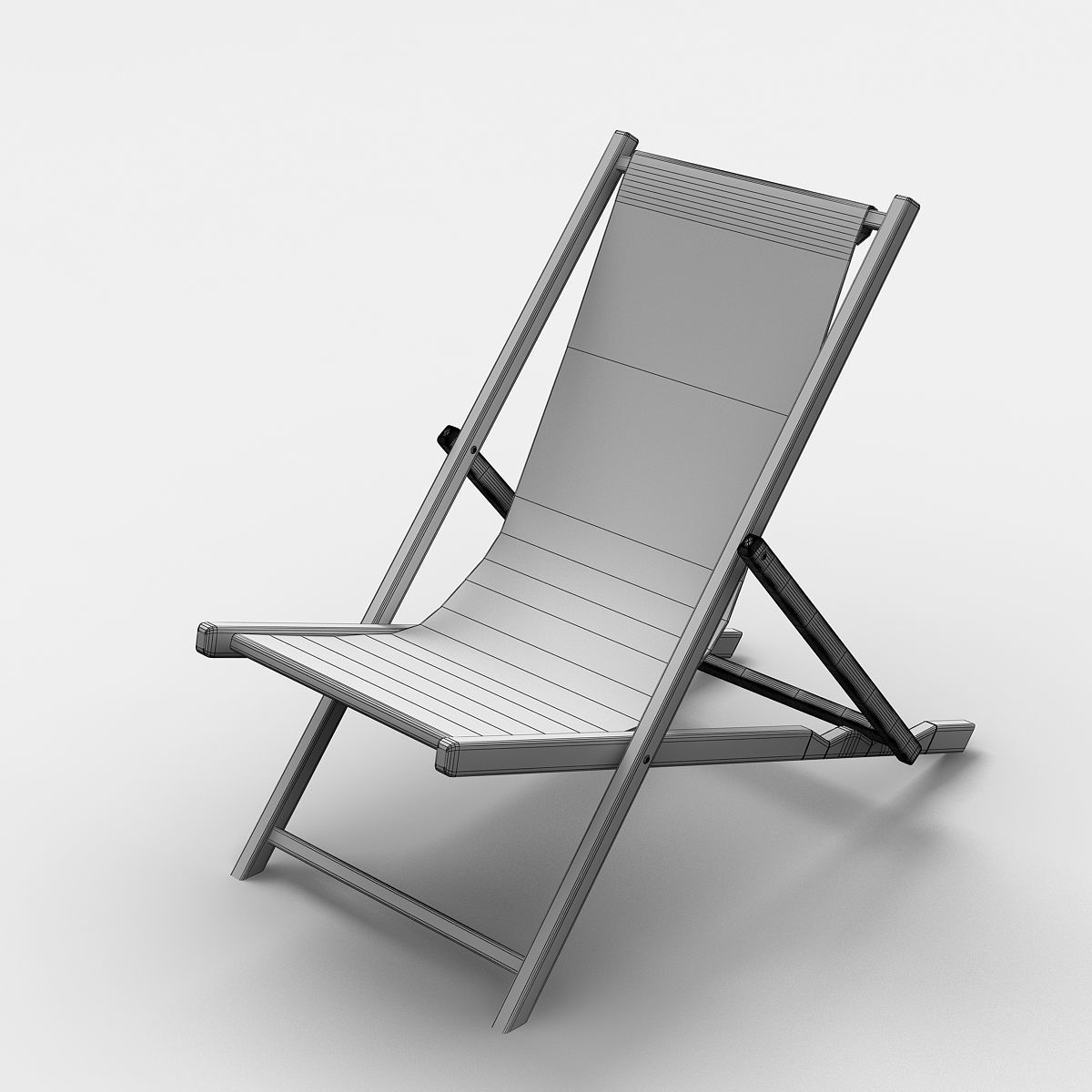 Beach Chair 3D model_5