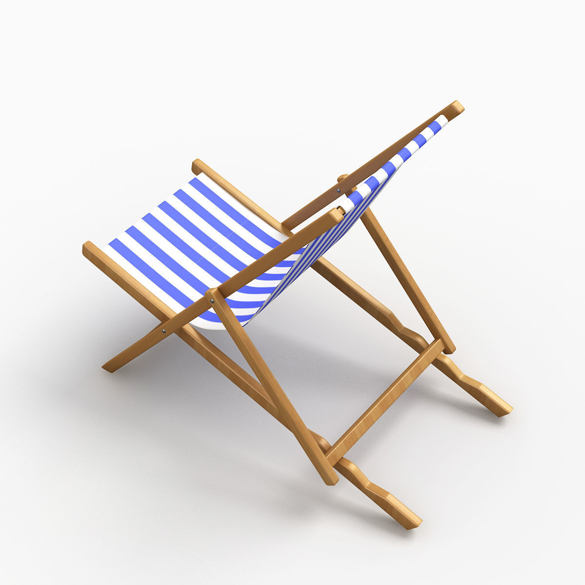 Beach Chair 3D model_2