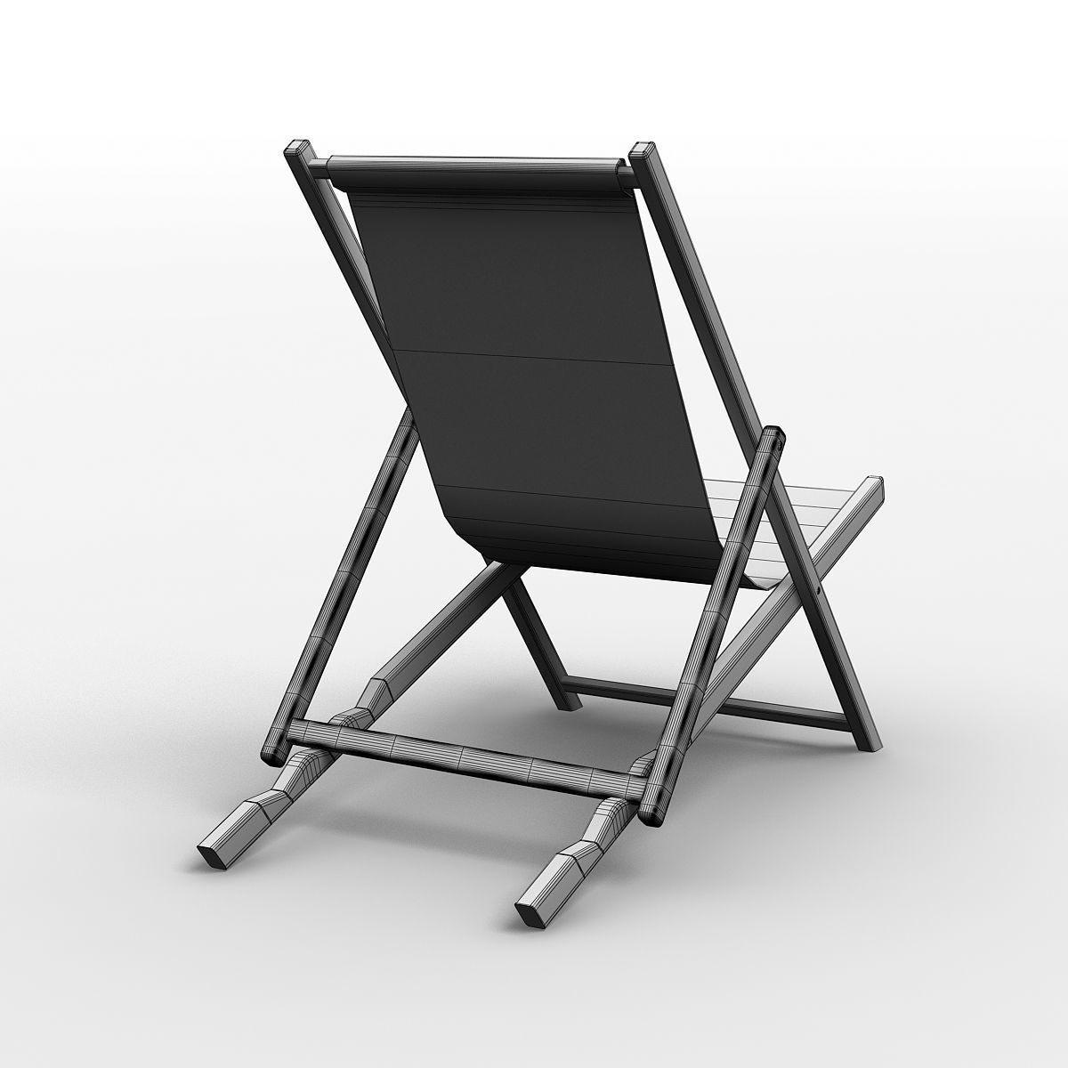 Beach Chair 3D model_7