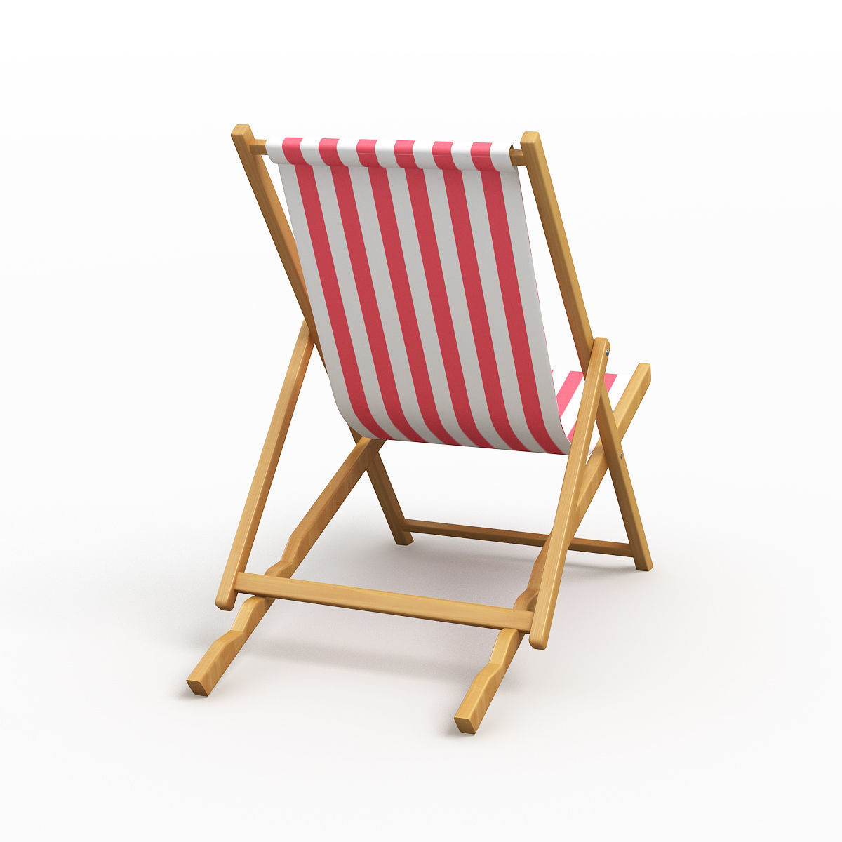 Beach Chair 2 3D model_3