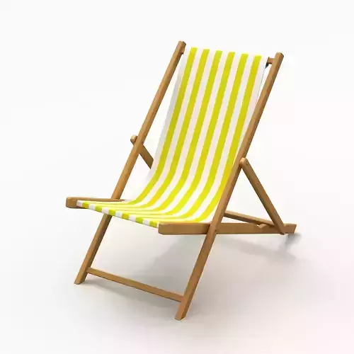 Beach Chair 3 3D model