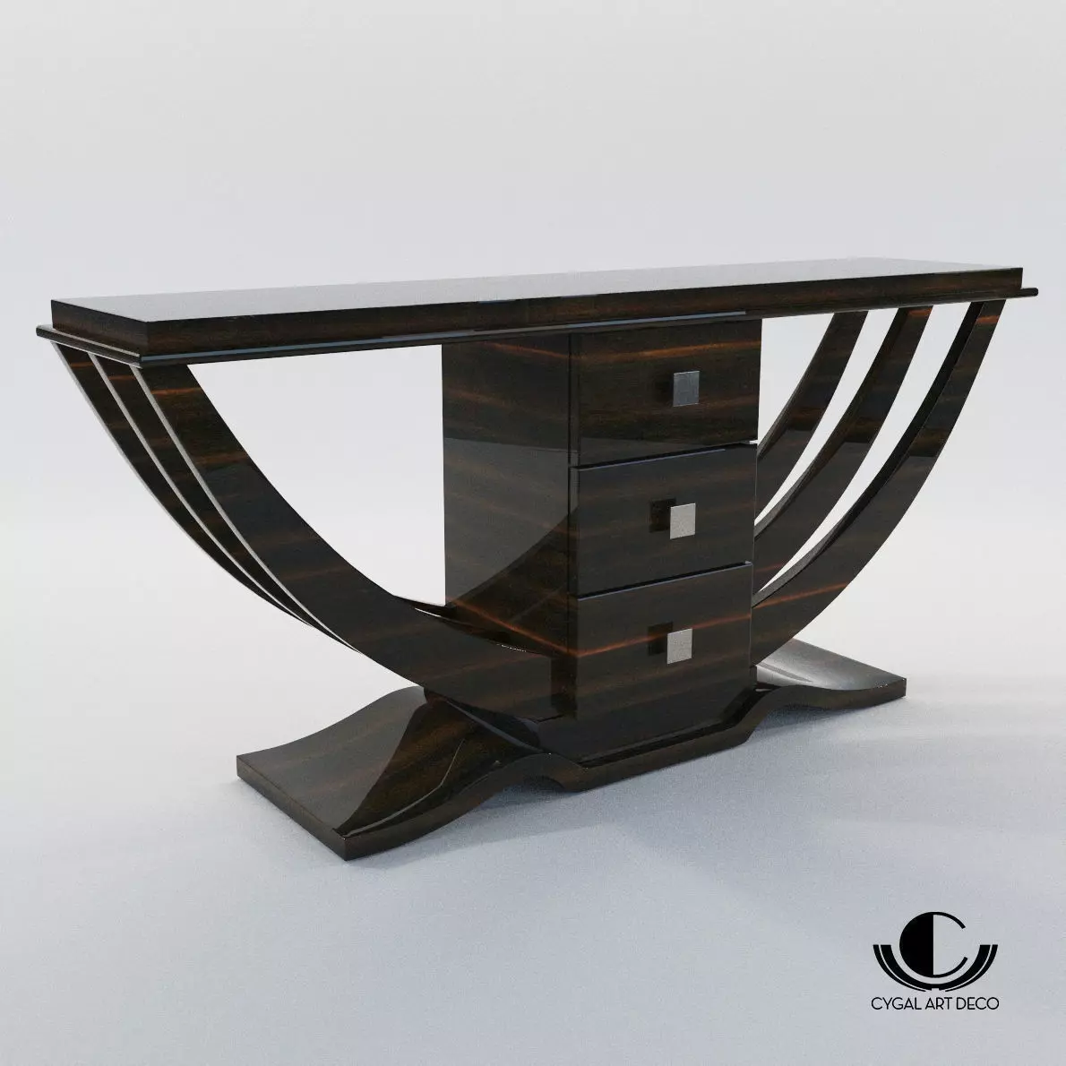 Console - Art Deco style - Design from Cygal Art Deco 3D model