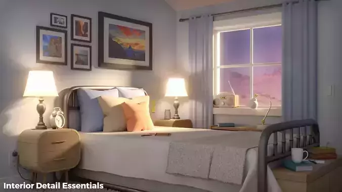 Interior Detail Essentials 3D model