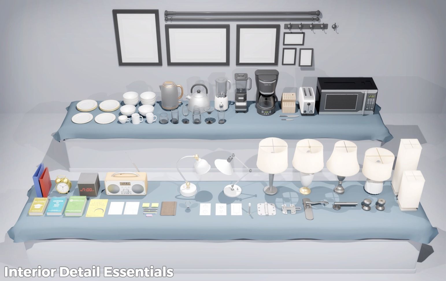 Interior Detail Essentials 3D model_1