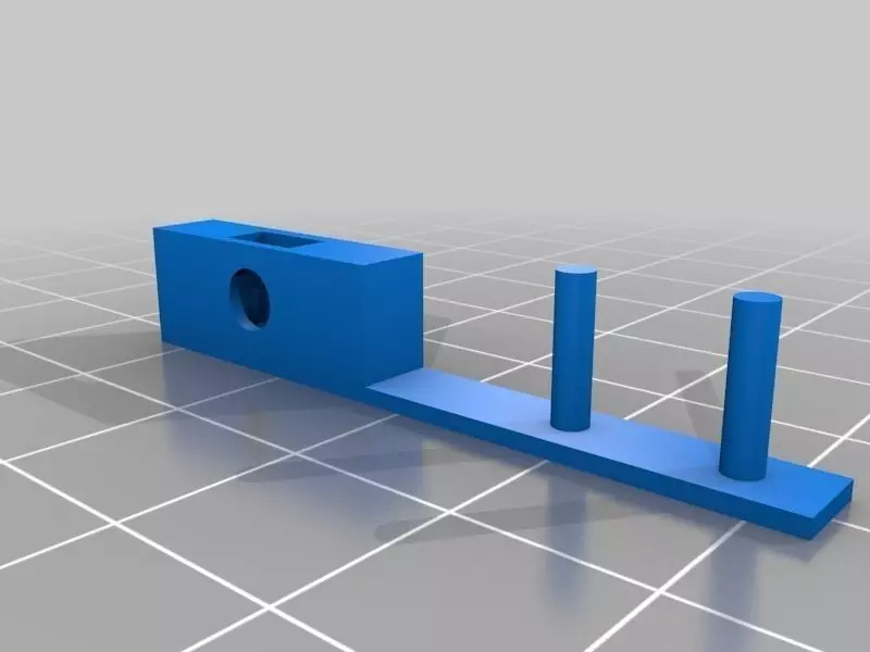 Adjustable Z-axis Mechanical Endstop for Wooden Frame Prusa i3 Free 3D print model_0