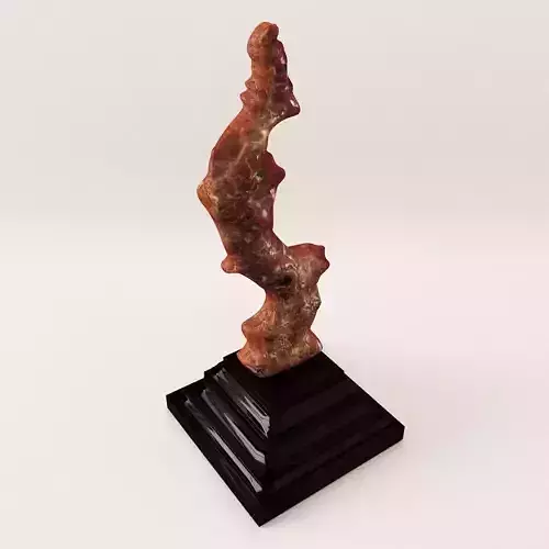 Sculpture Coral - 19th century 3D model