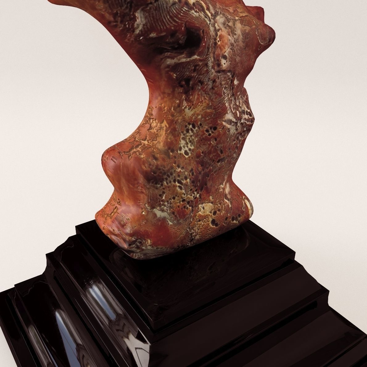Sculpture Coral - 19th century 3D model_2
