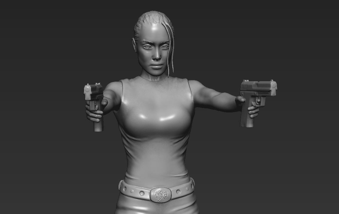 Lara Croft Tomb Raider 3D printing ready stl obj formats 3D print model_14