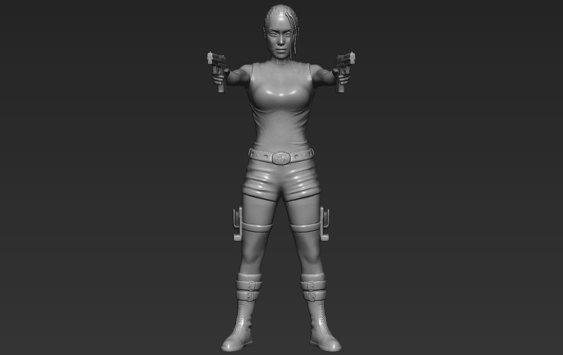 Lara Croft Tomb Raider 3D printing ready stl obj formats 3D print model_2