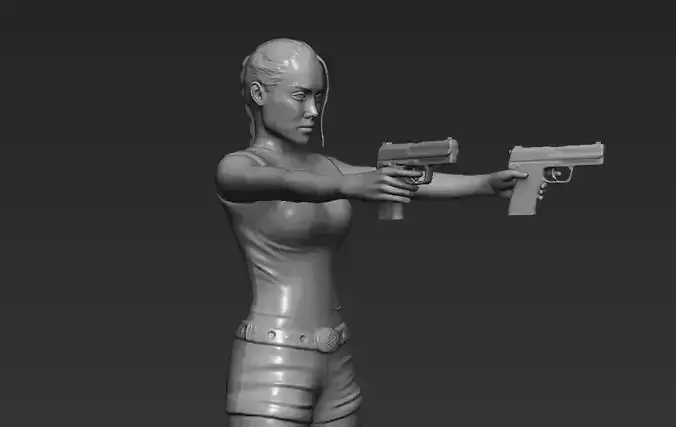 Lara Croft Tomb Raider 3D printing ready stl obj formats 3D print model