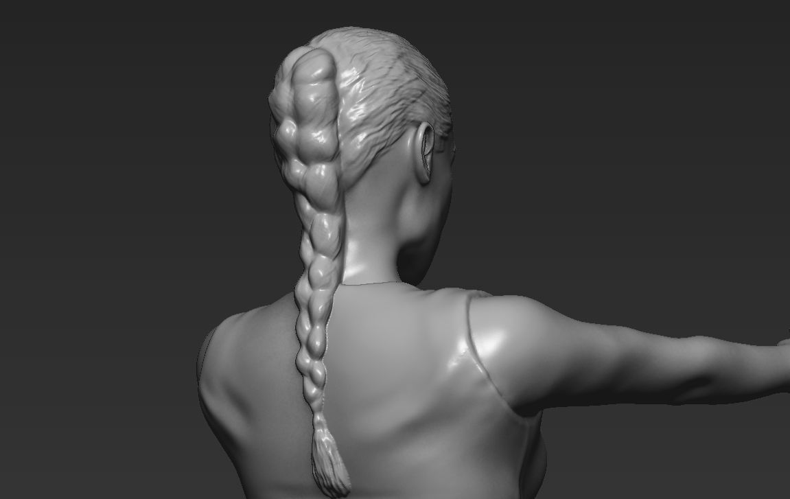 Lara Croft Tomb Raider 3D printing ready stl obj formats 3D print model_25