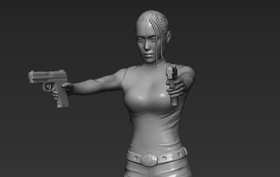 Lara Croft Tomb Raider 3D printing ready stl obj formats 3D print model_15