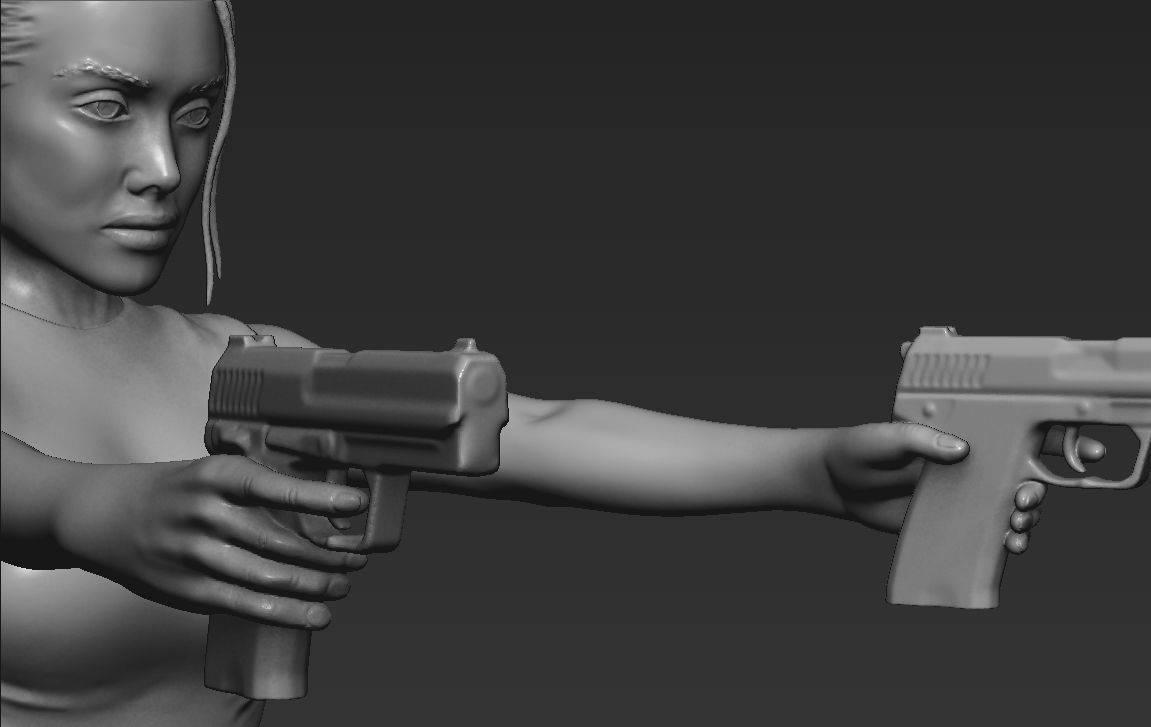 Lara Croft Tomb Raider 3D printing ready stl obj formats 3D print model_29