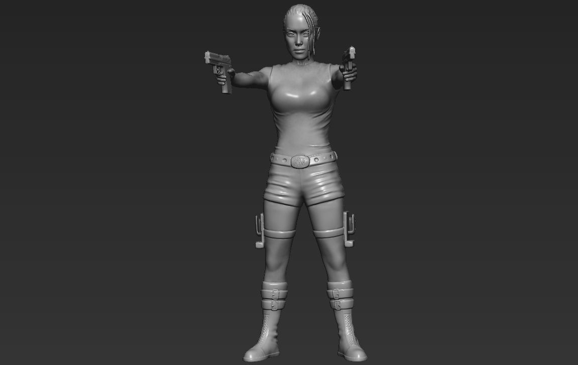Lara Croft Tomb Raider 3D printing ready stl obj formats 3D print model_3