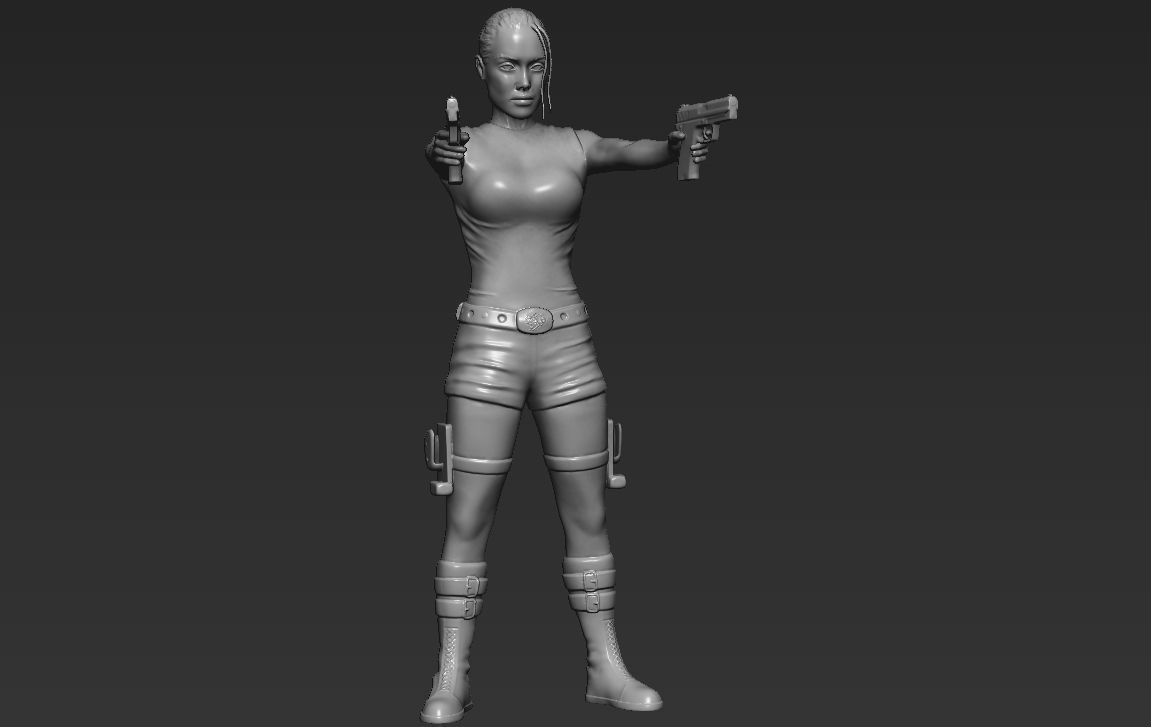 Lara Croft Tomb Raider 3D printing ready stl obj formats 3D print model_1