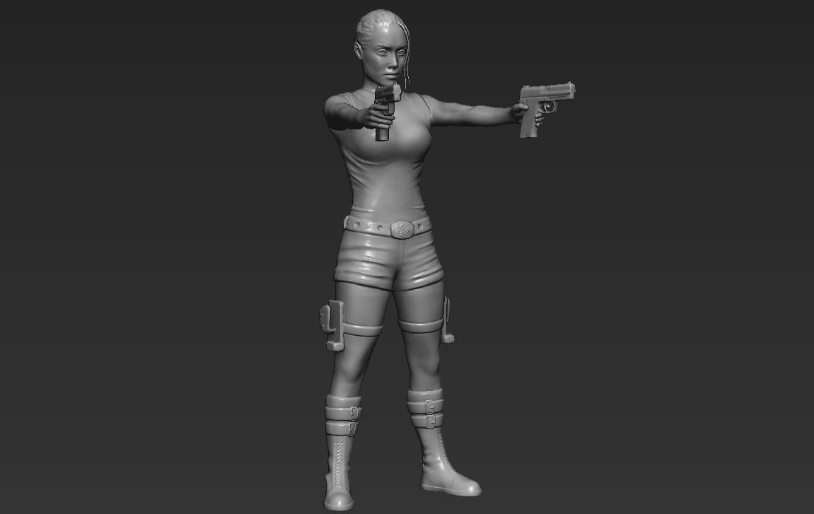 Lara Croft Tomb Raider 3D printing ready stl obj formats 3D print model_6