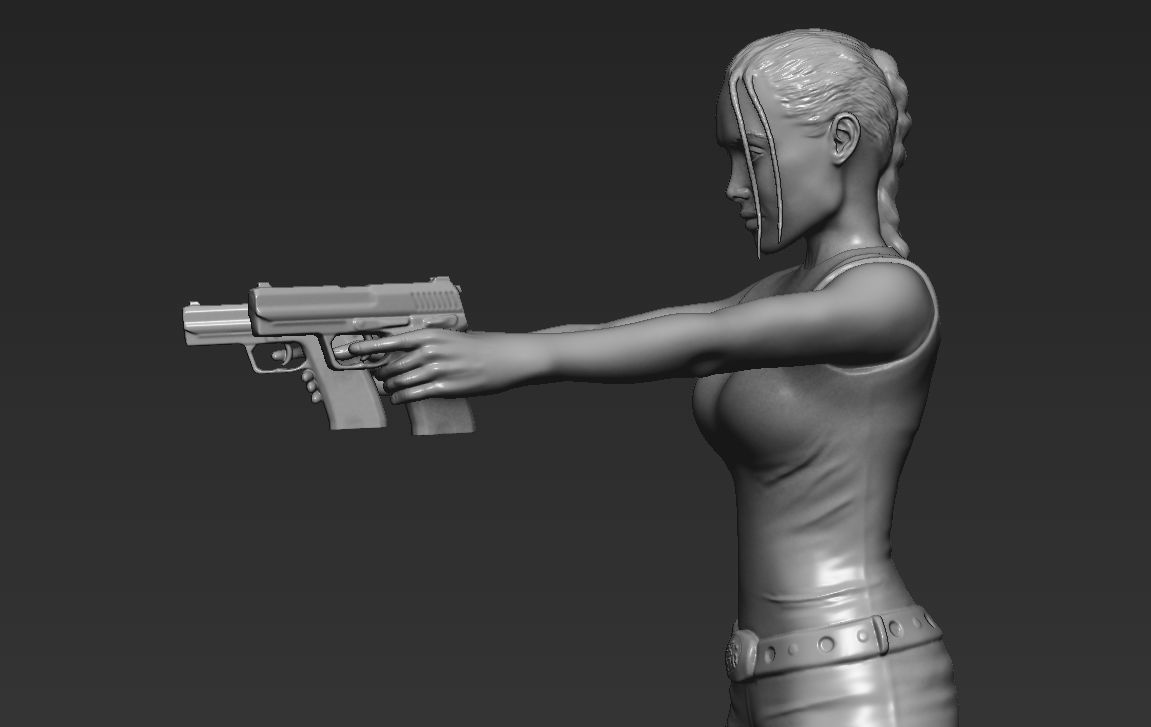 Lara Croft Tomb Raider 3D printing ready stl obj formats 3D print model_18