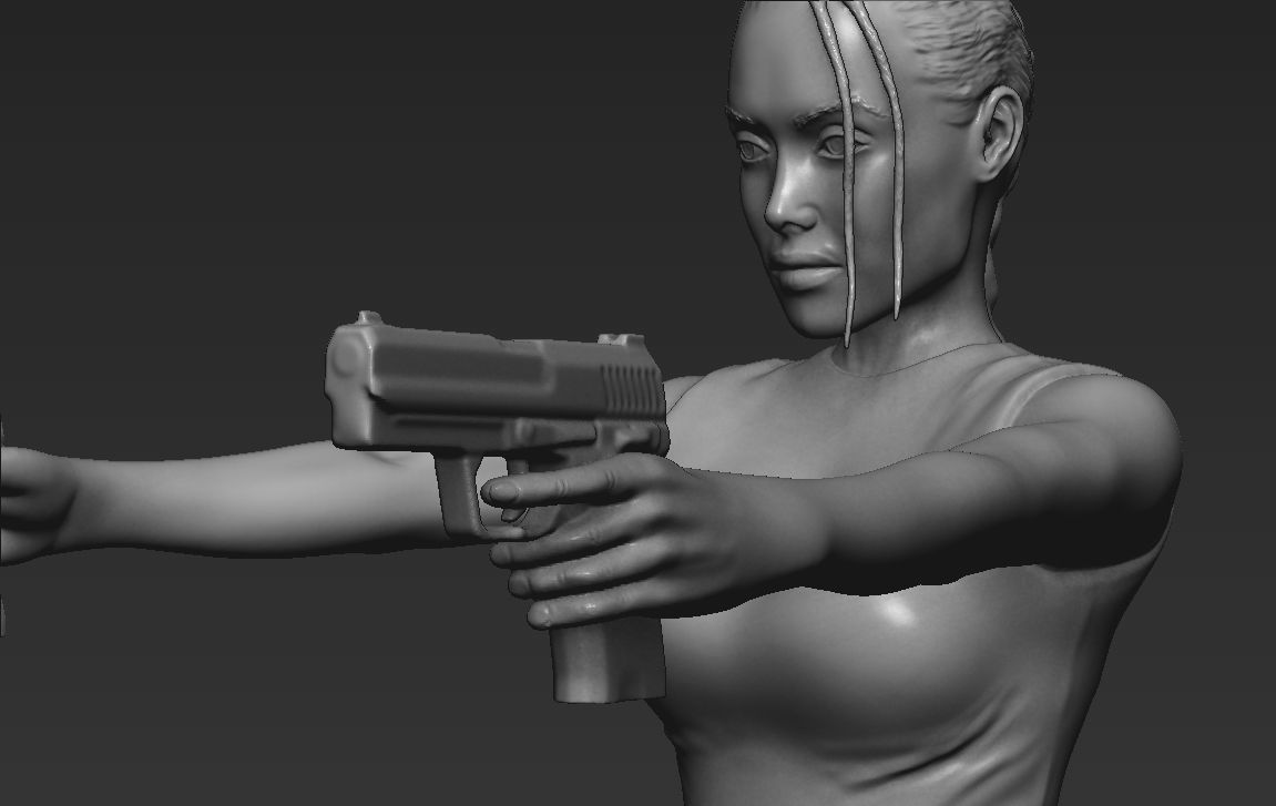 Lara Croft Tomb Raider 3D printing ready stl obj formats 3D print model_26