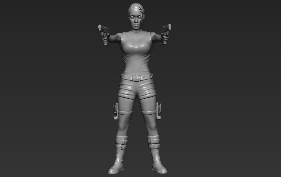 Lara Croft Tomb Raider 3D printing ready stl obj formats 3D print model_13