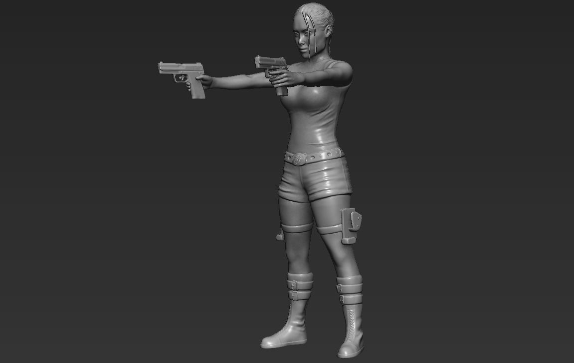 Lara Croft Tomb Raider 3D printing ready stl obj formats 3D print model_8