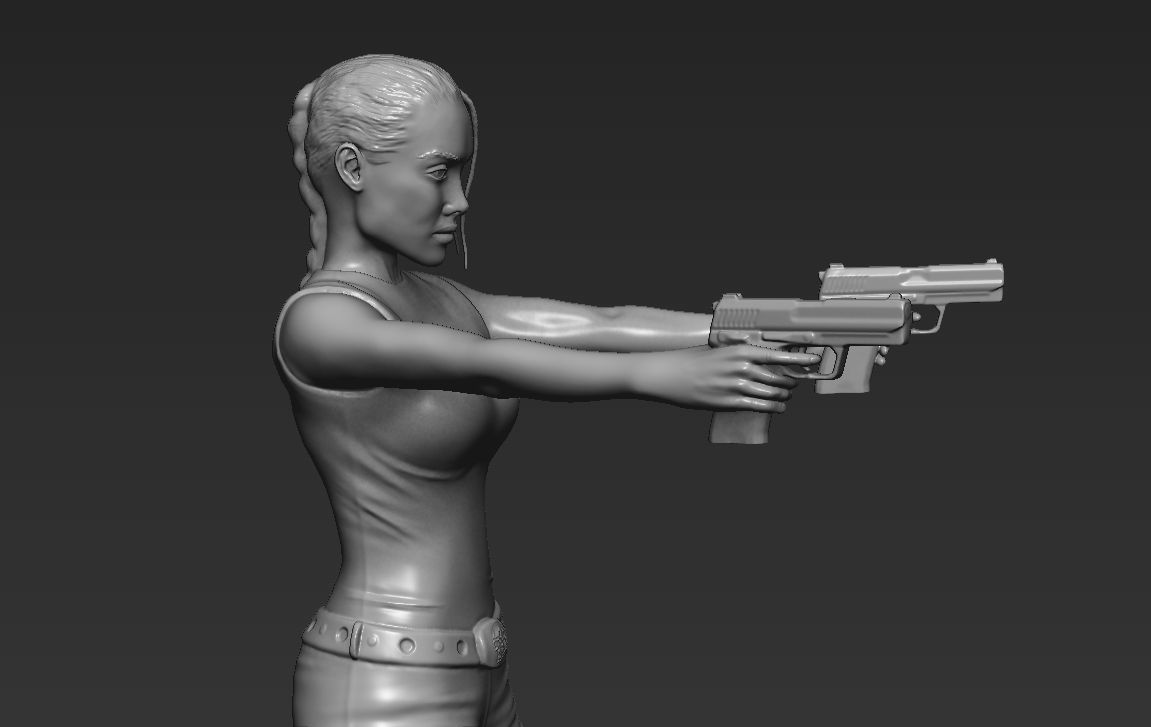 Lara Croft Tomb Raider 3D printing ready stl obj formats 3D print model_20