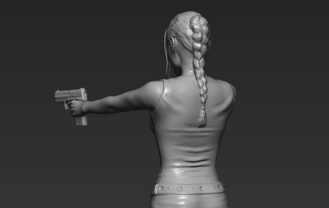 Lara Croft Tomb Raider 3D printing ready stl obj formats 3D print model_21