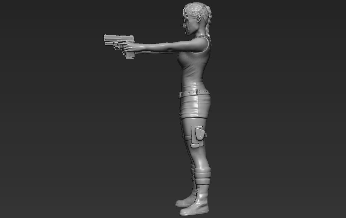 Lara Croft Tomb Raider 3D printing ready stl obj formats 3D print model_5
