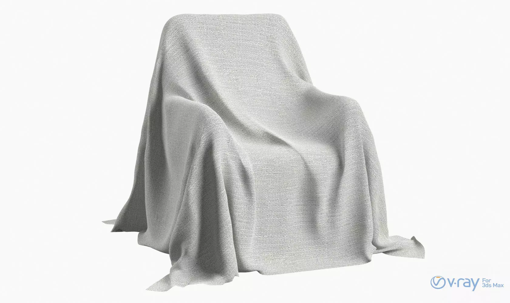 Fabric Cover V1 Low-poly 3D model_0