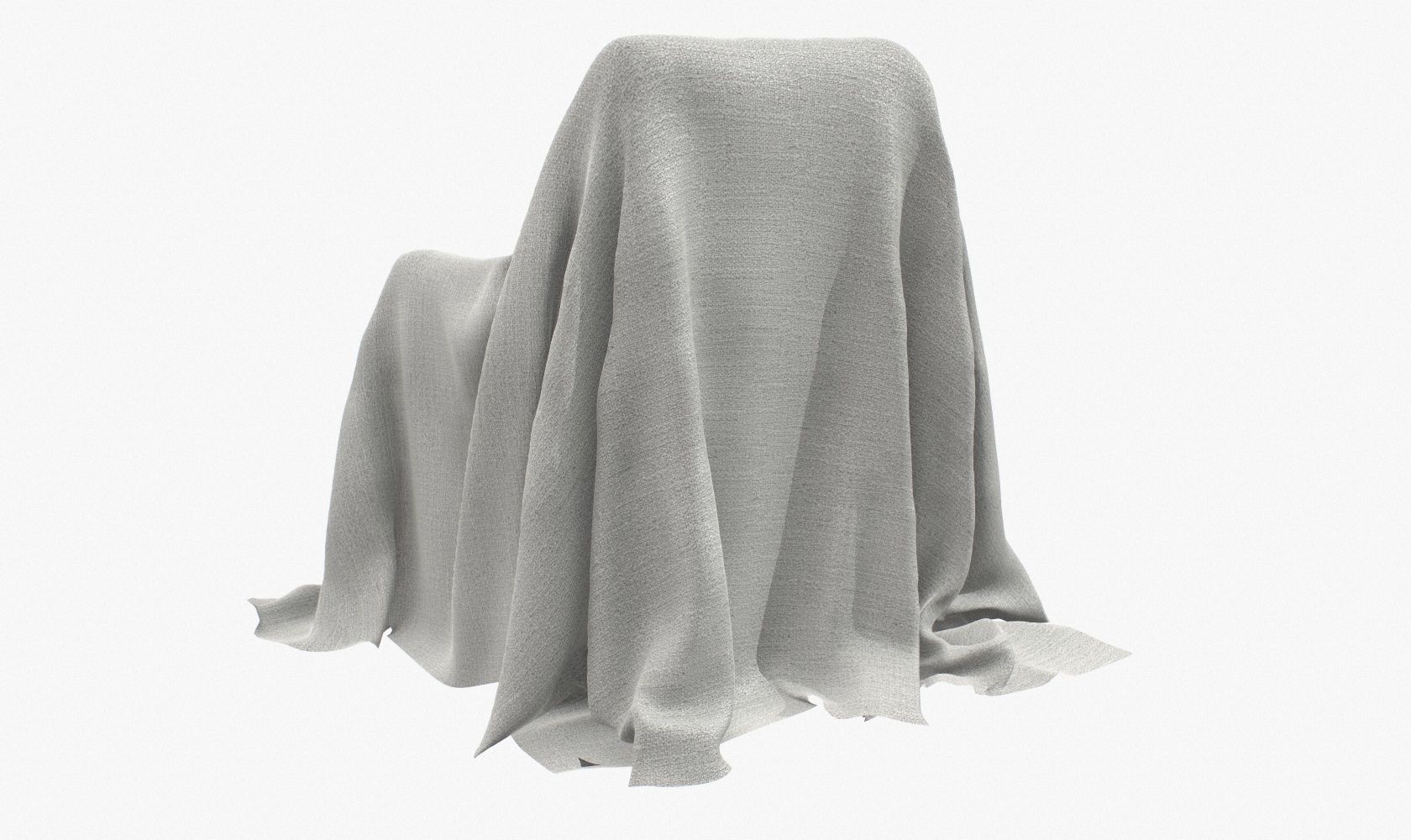 Fabric Cover V1 Low-poly 3D model_6