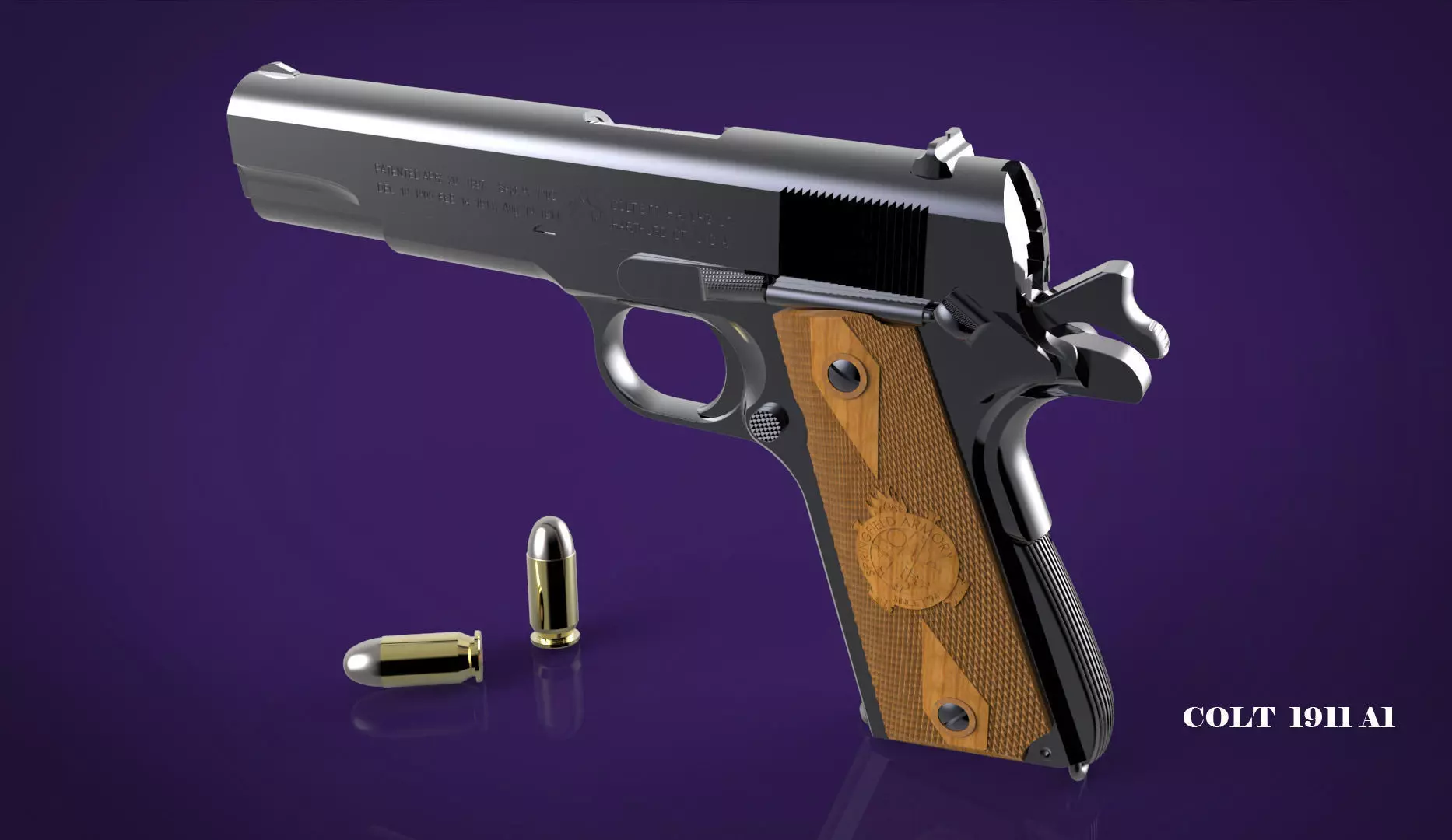 Colt M1911 3D model