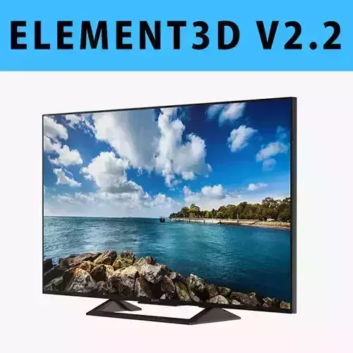 Sony TV X690E LED 4K Ultra HD model 3D model