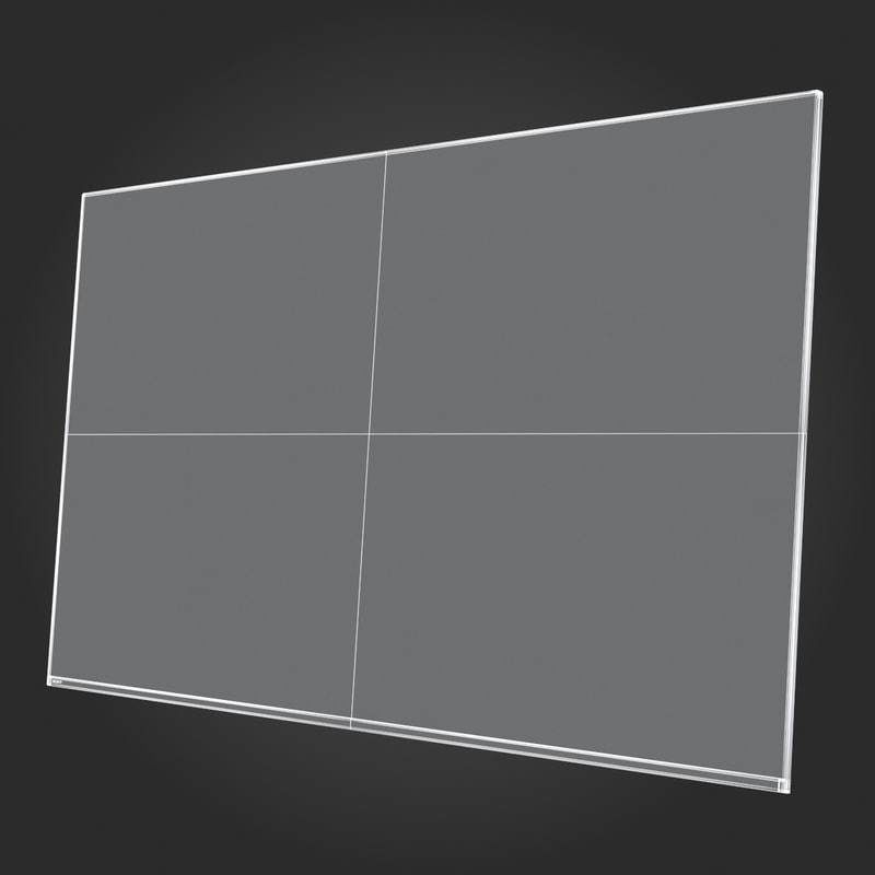 E3D - Sony TV A1E OLED 4K model 3D model_7