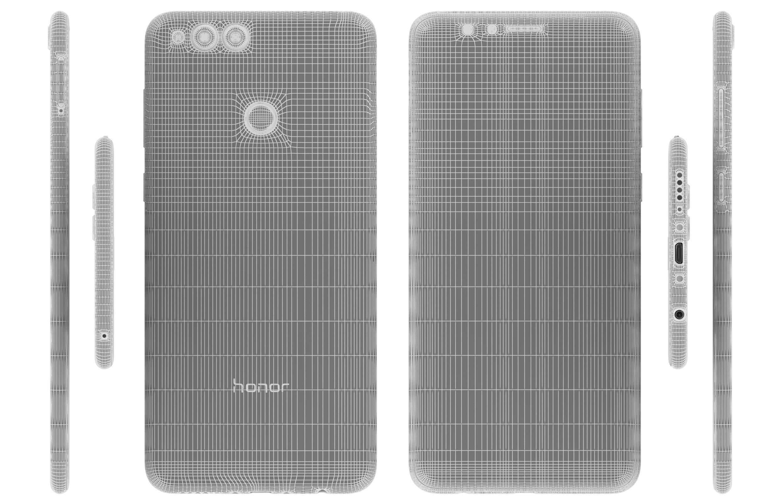 Huawei Honor 7 All Colors 3D model_32