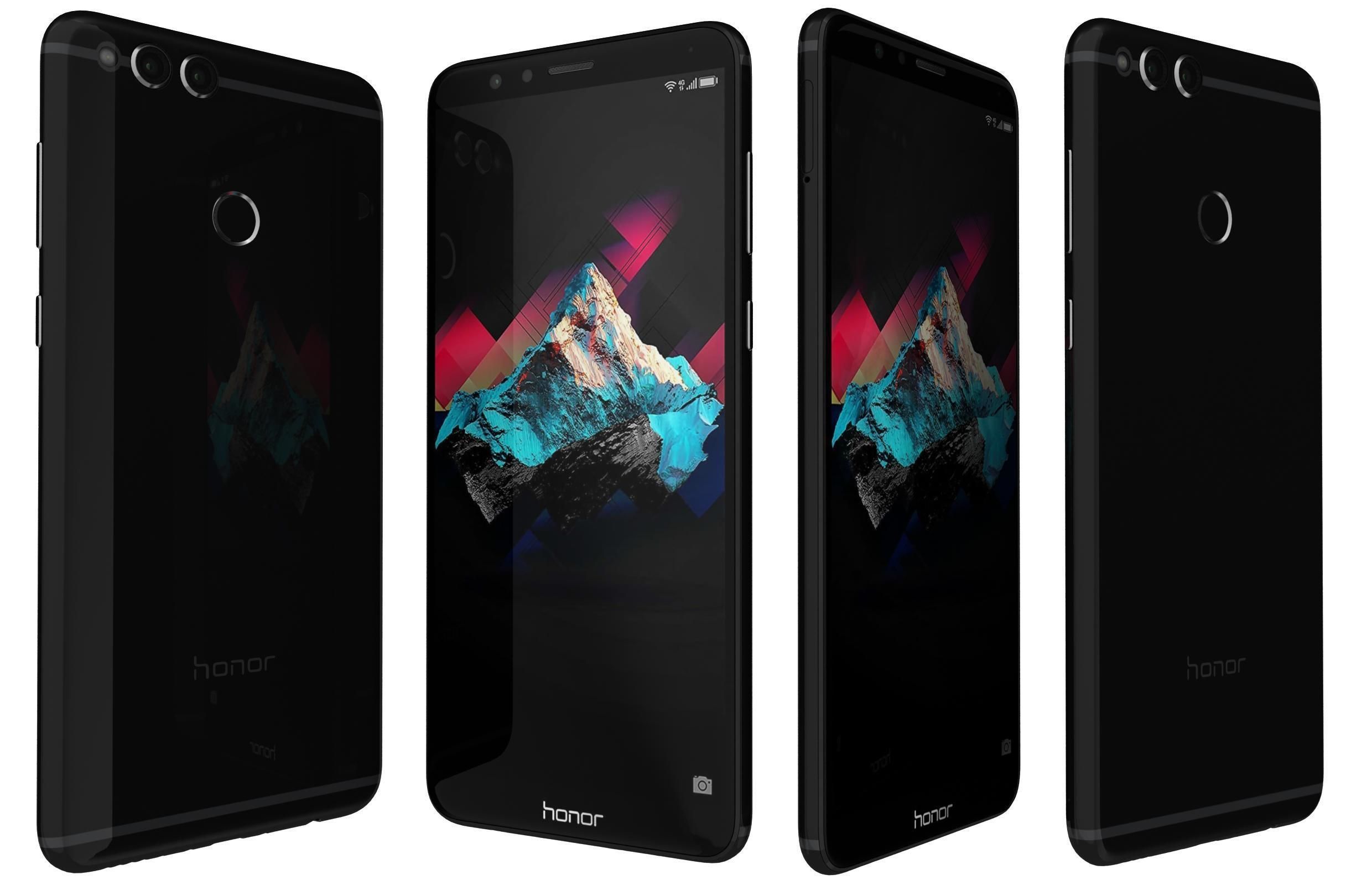 Huawei Honor 7 All Colors 3D model_6