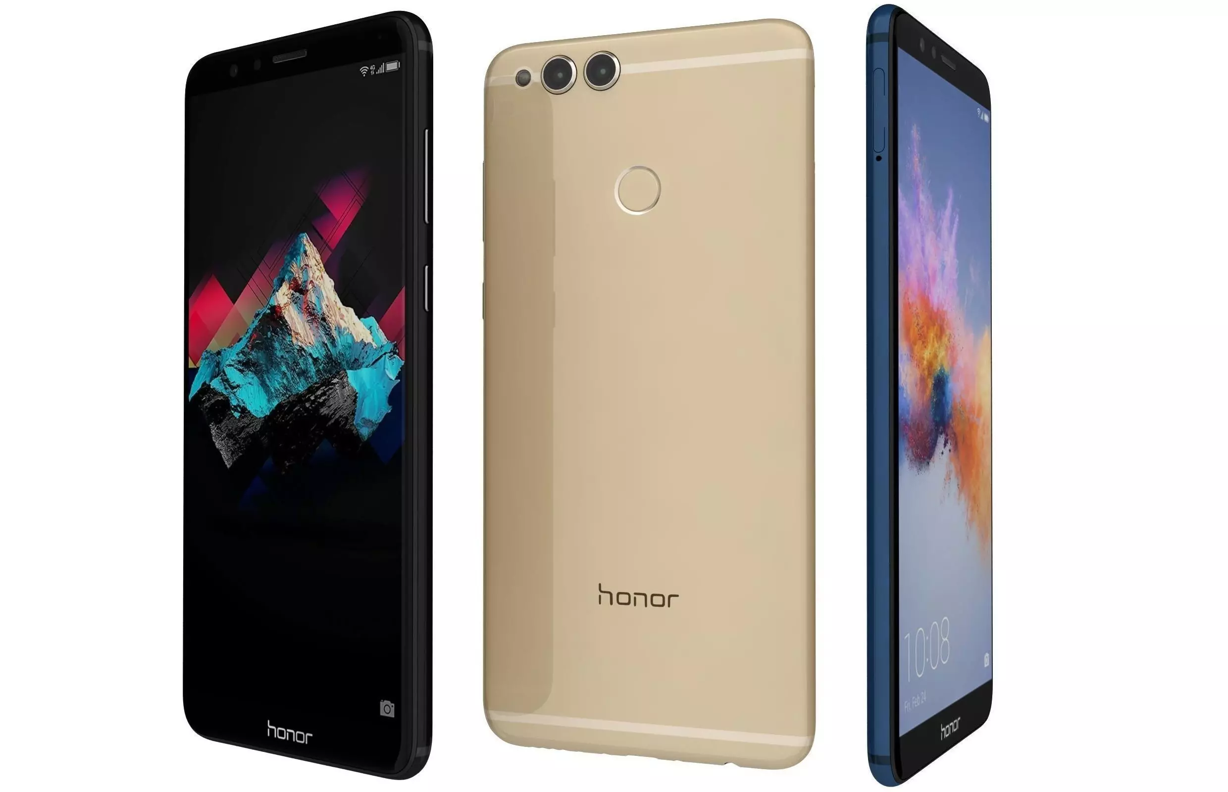 Huawei Honor 7 All Colors 3D model_0